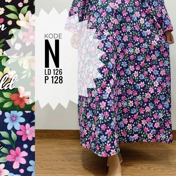Longdress Daster Lengan Panjang Katun Jepang Lokal Pretty Girl Busui Bumil