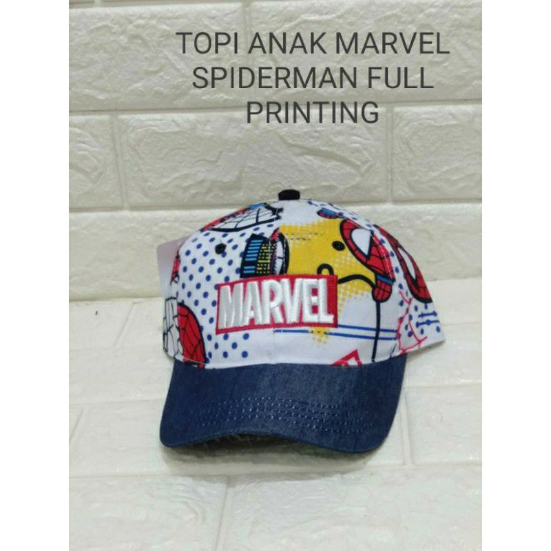 Topi Avengers/topi snapback anak laki laki Marvel