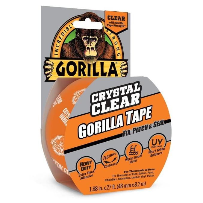 

Isolasi Lakban Gorilla Tape Crystal Clear