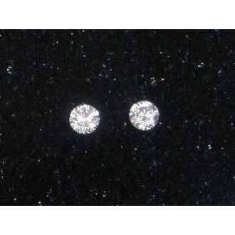 2 Loose Round cut Natural White Diamonds 2.0mm 0.08Tcw DD099