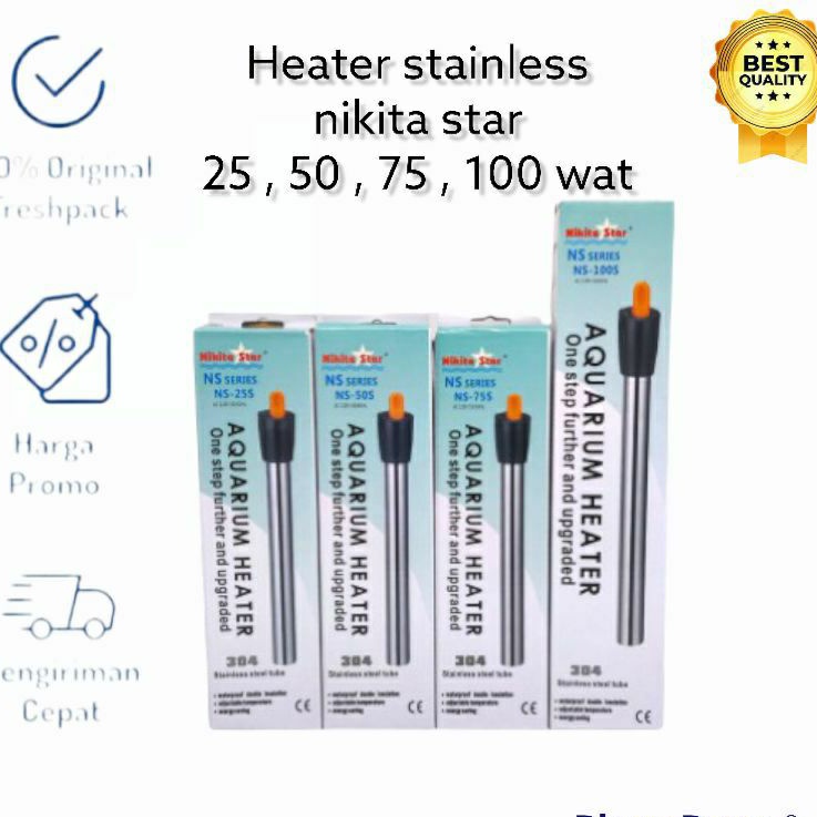 HEATER STAINLESS NIKITA STAR NS 25 50 75 100 S / HEATER STAINLES NIKITA STAR