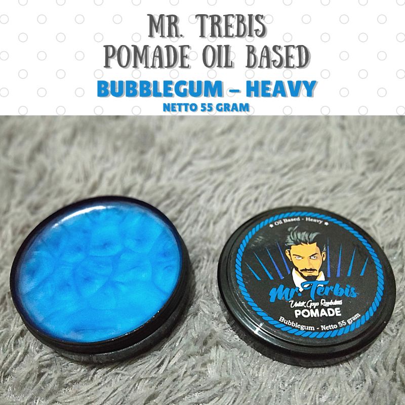 Pomade Oil Based Mr Trebis Paket 5 Pcs Free Sisir Saku