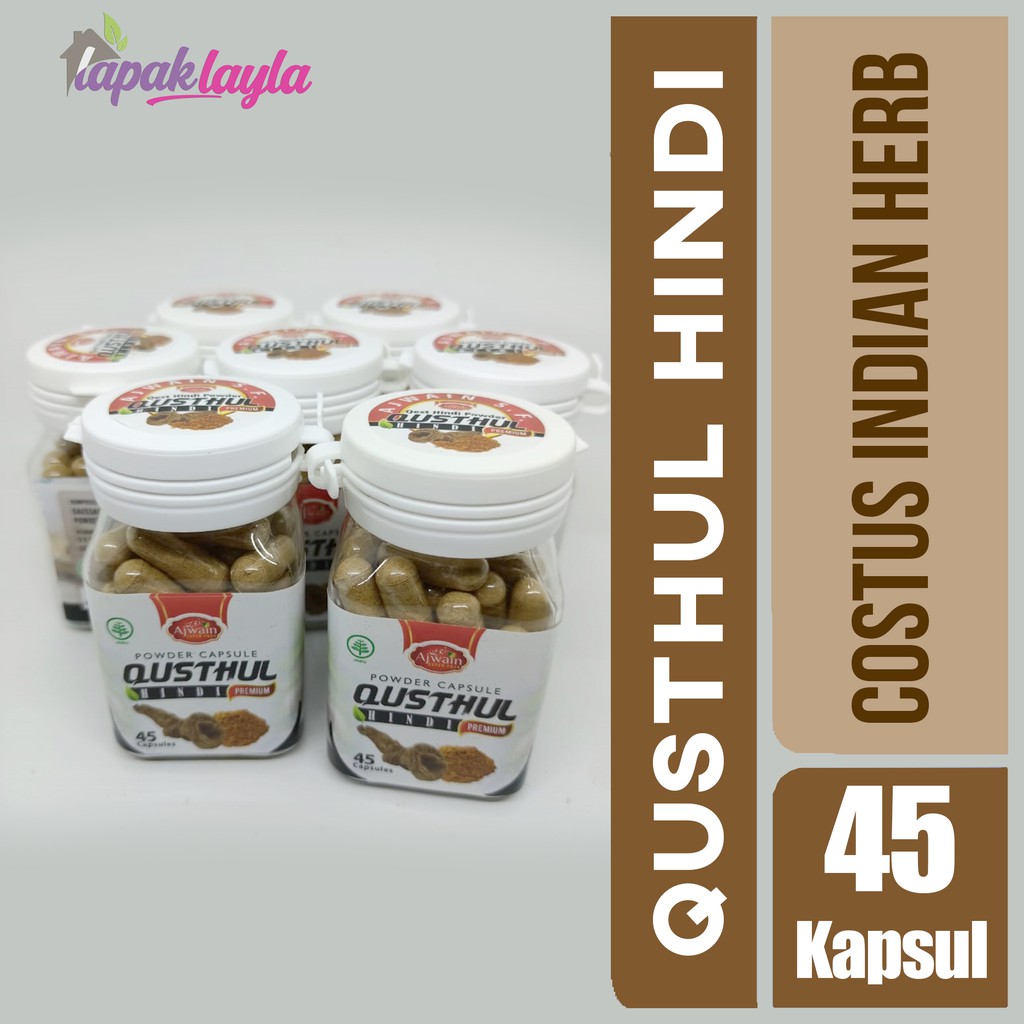 QUSTHUL HINDI COSTUS INDIAN HERB 45 KAPSUL AJWAIN