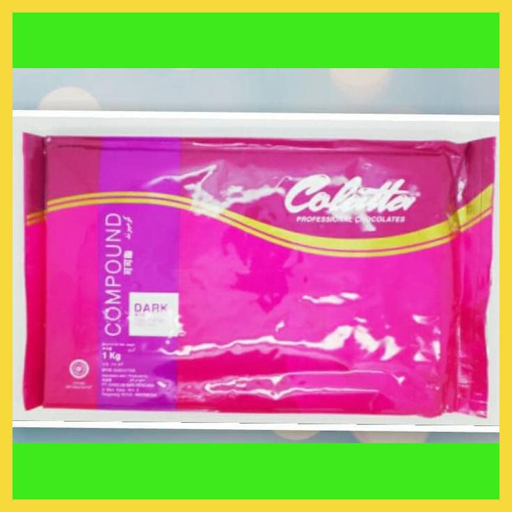 

COLATTA DARK COMPOUND CHOCOLATE, COLATA BUKAN REPACK, KEMASAN 1KG