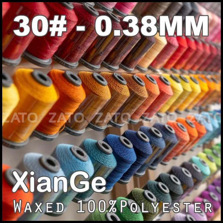 

30# 0.38Mm Link Ke 2 - Xiange Polyester Wax Threads - Benang Kulit