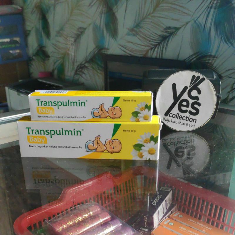 Transpulmin baby Kids 10 - 20 g meringankan hidung tersumbat flu bayi anak flue pilek balsem cream-Transpulmin Baby