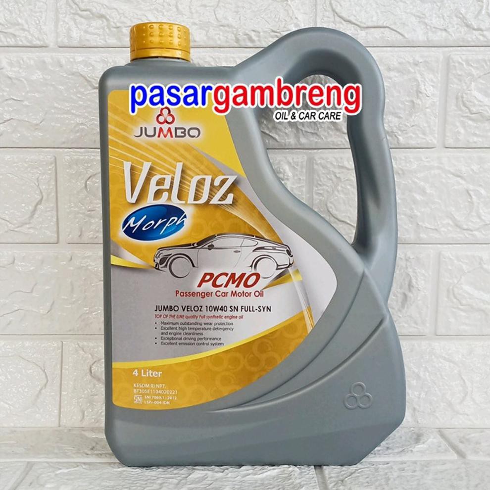 Stok Terakhir Oli Full Synthetic Jumbo Veloz 10W40