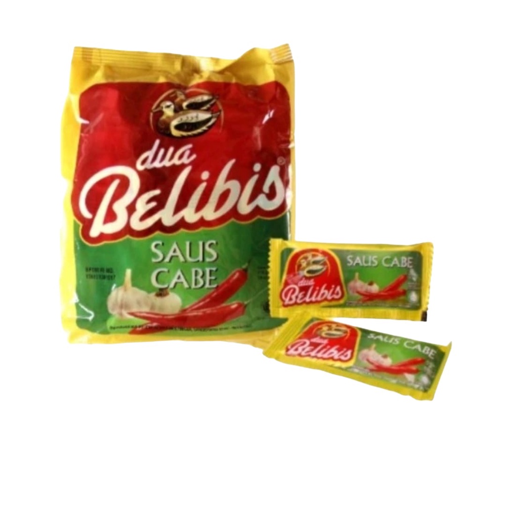 Saus Sambal Sachet / Saos Cabe Sachet Dua Belibis isi 24 sachet