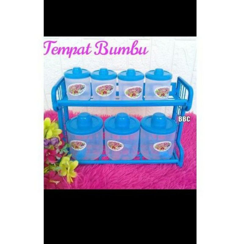 [ ⭐⭐⭐⭐⭐ ] Rak tempat bumbu KITCHEN set  susun 2 JAGUAR RAMA