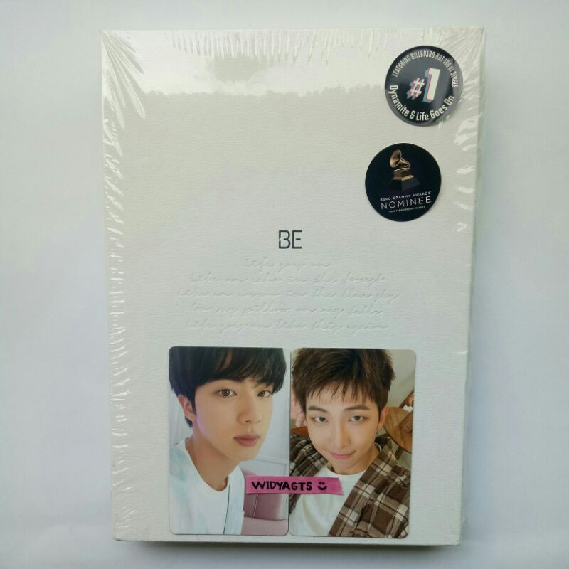 THR Lebaran OFFICIAL BTS BE ESSENTIAL Album RM JIN set POB JK JIN preloved