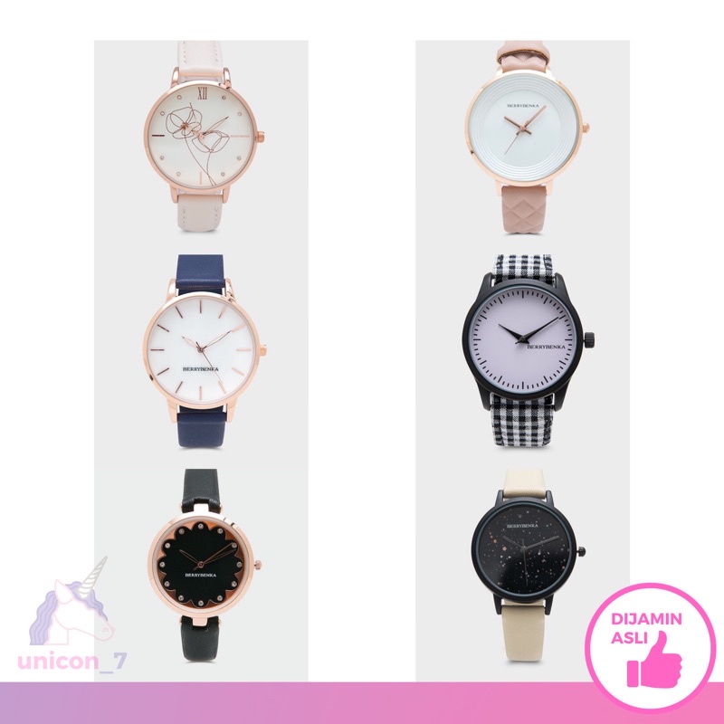 ❤️ UNICON ❤️ [BARU] BERRYBENKA - Jam Tangan Cewek Jam Tangan Original Berrybenka Jam Tangan Wanita J