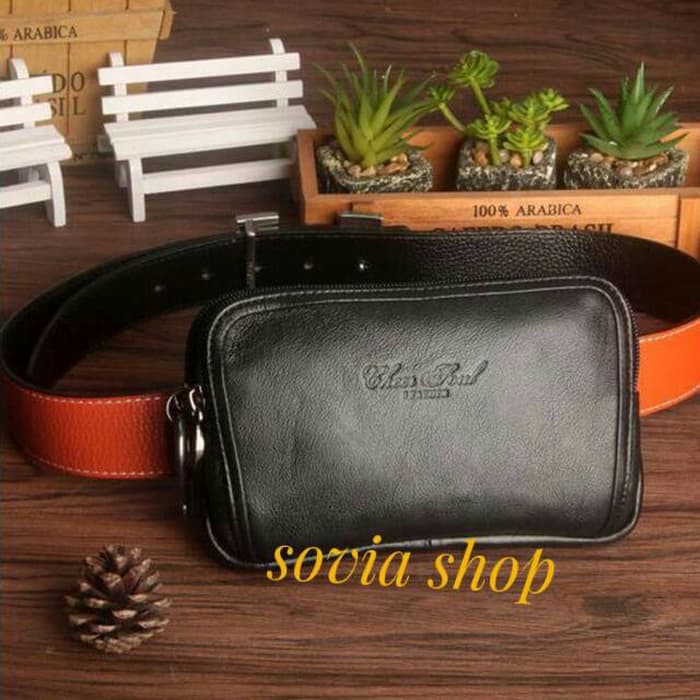 Tas pinggang kulit Dompet hp kulit Tas pria Dompet kulit import
