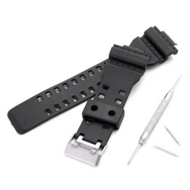 Strap Tali Jam CASIO G-SHOCK GDF-100 GDF100 GDF 100 Super, Bonus Pen+Obeng