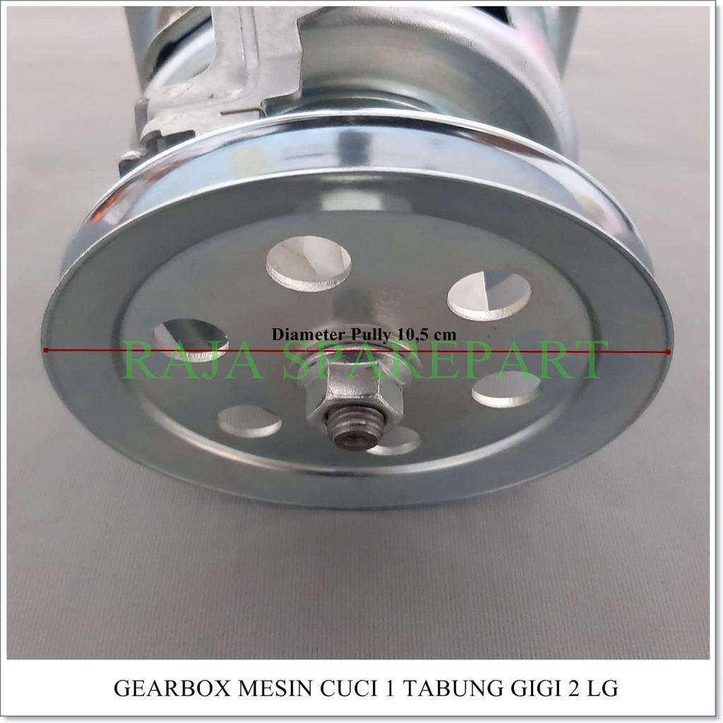 Gearbox Mesin Cuci 1 Tabung LG Gear 2 Gigi 11Z/GEARBOX 1 TABUNG LG GEAR 2