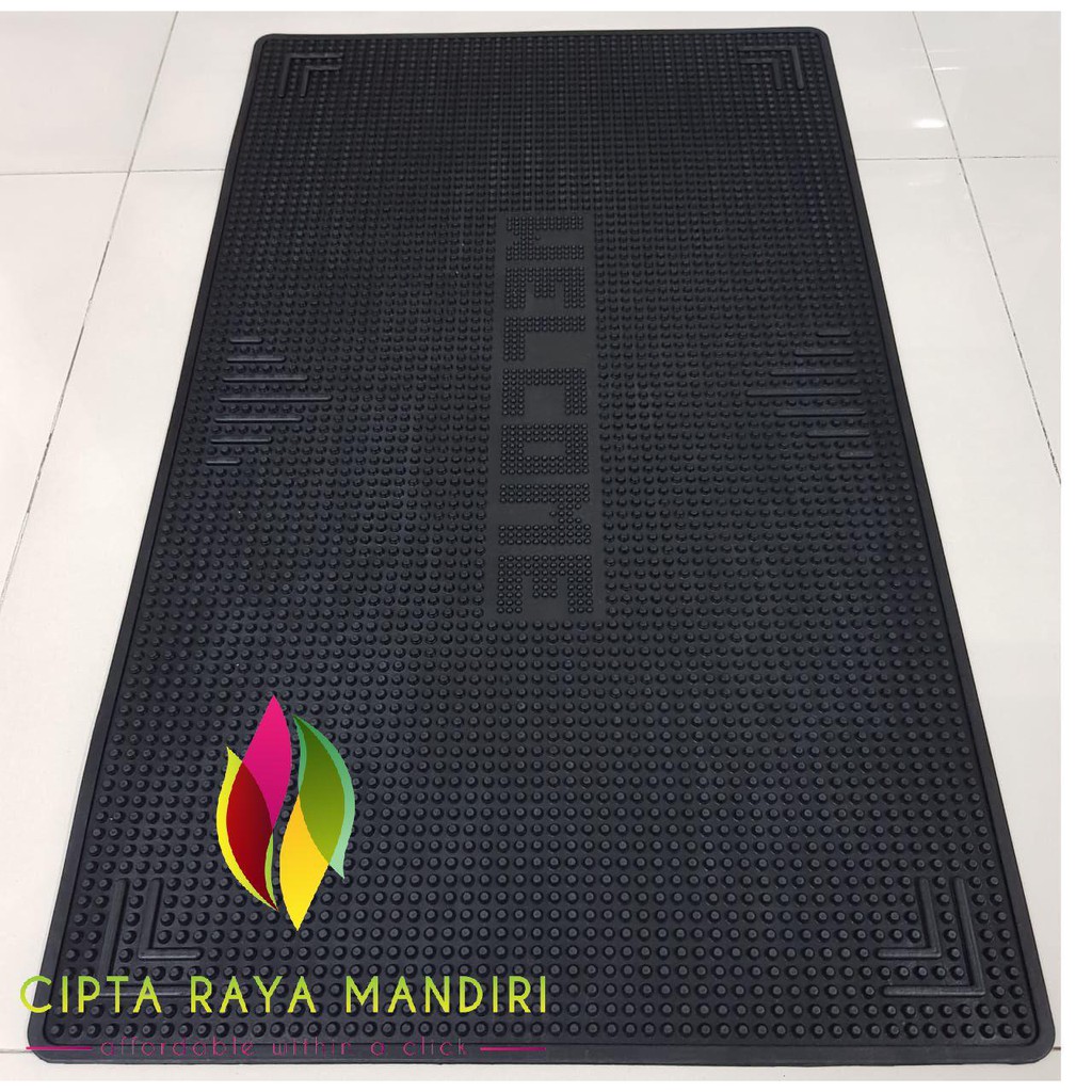 Keset Karpet Karet Anti Slip WELCOME 45 X 75