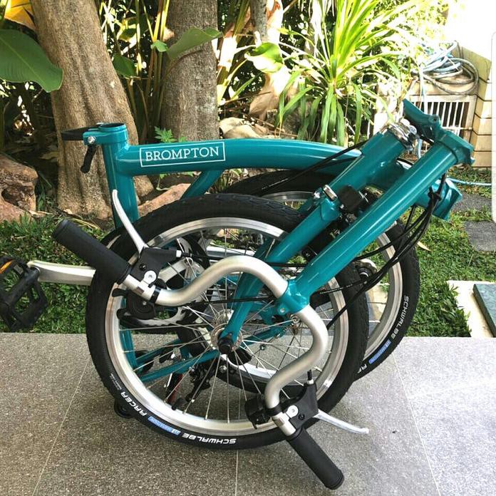 Brompton B75 water blue