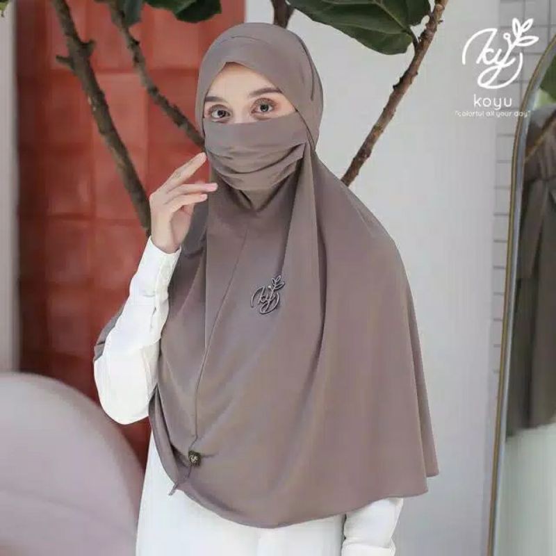Bergo Masker Alana by Koyu Hijab