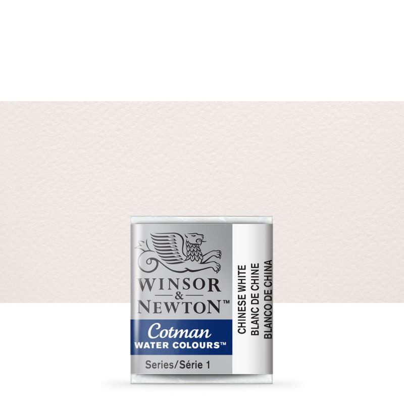 

CAT COTMAN WATER COLOURS HALF PAN CHINESE WHITE WINSOR & NEWTON
