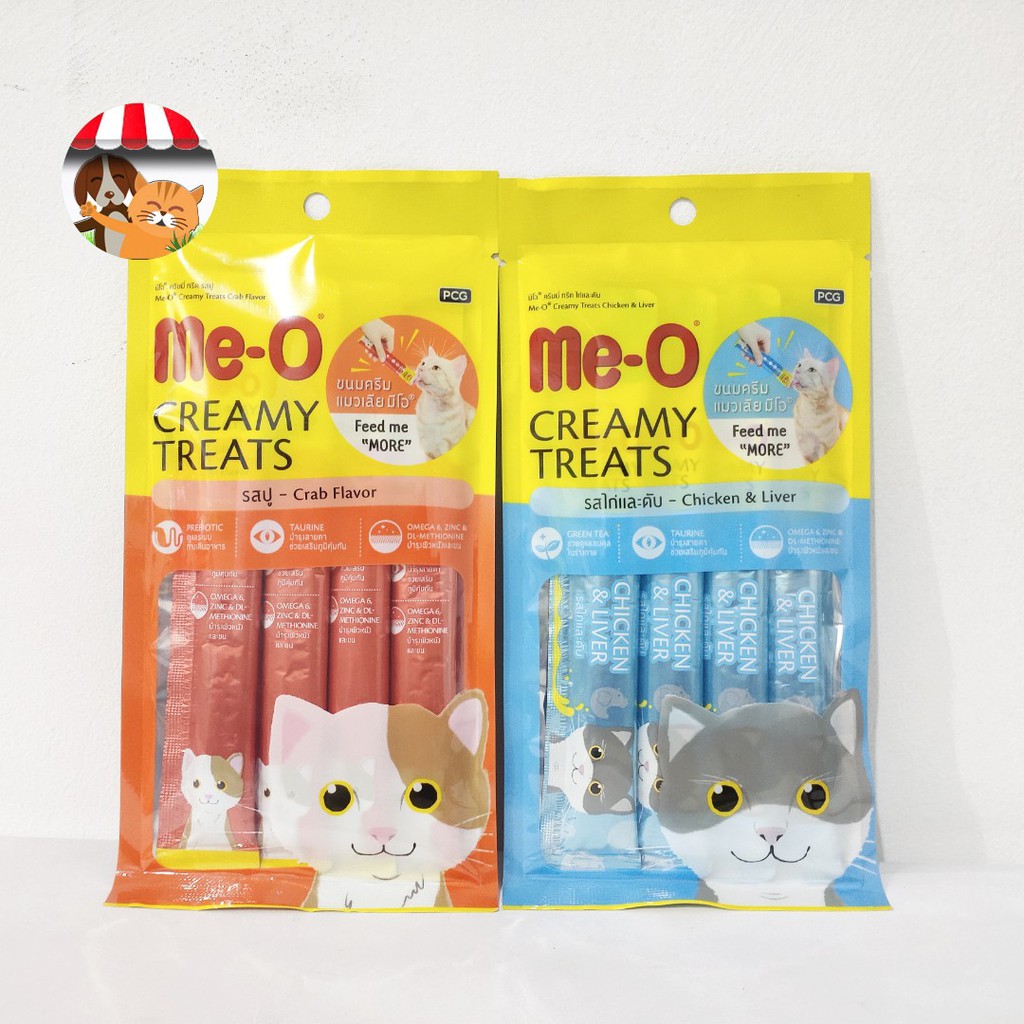 Meo Creamy Treats 15gr - Me-o Cat Snack Kucing