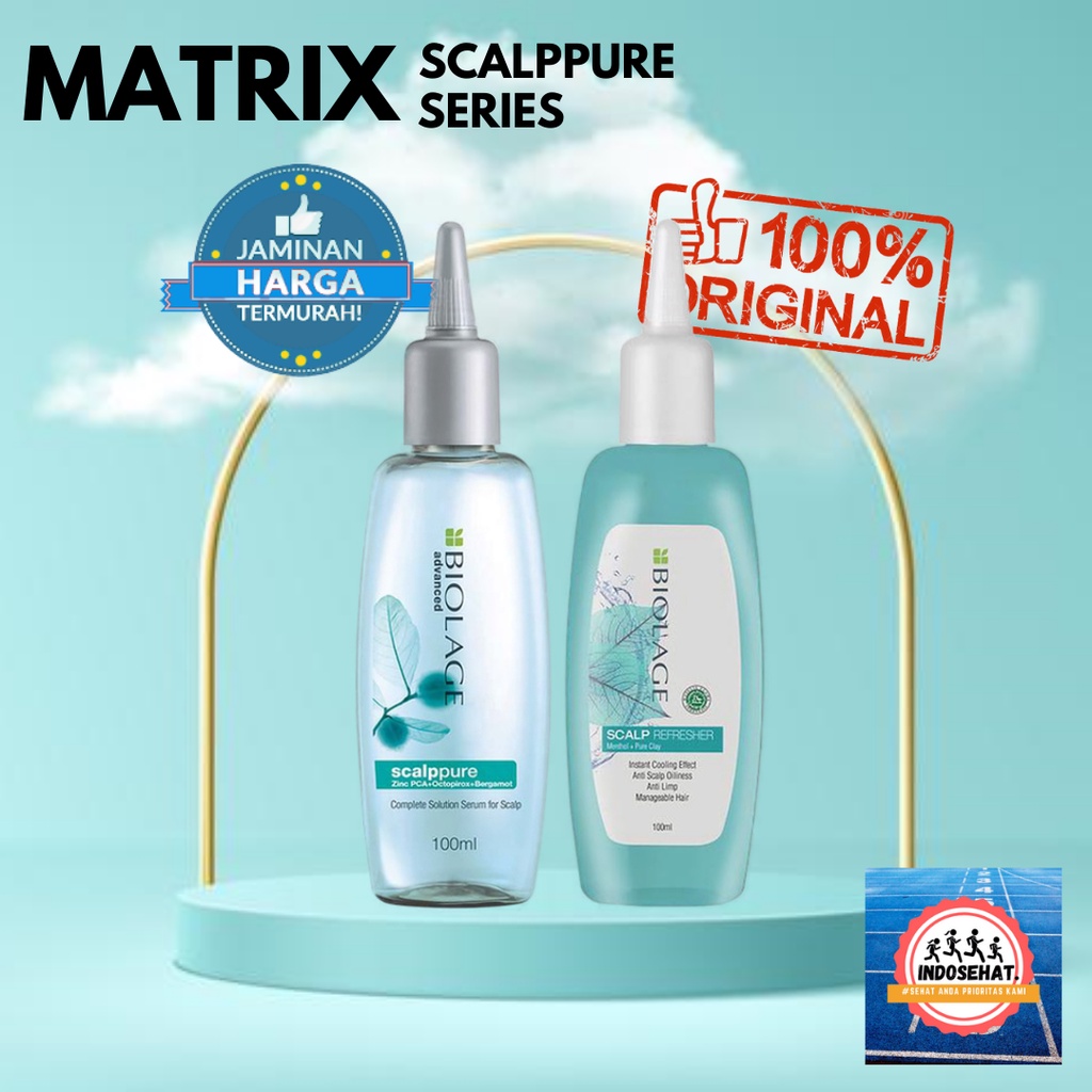 MATRIX Biolage Scalppure Scalp Refresher Hair Serum - Serum Perawatan Pelembab Pelembut Kulit Kepala Berminyak Gatal Rambut Ketombe