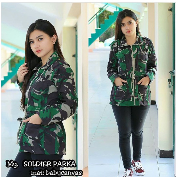 Jaket Wanita Keren Berkualitas - Soldier Parka