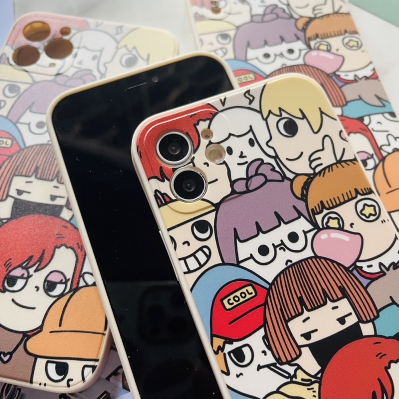 Soft Case Cartoon Anime Character Case iPhone 7 8 PLUS X XR XS 11 12 PRO MAX