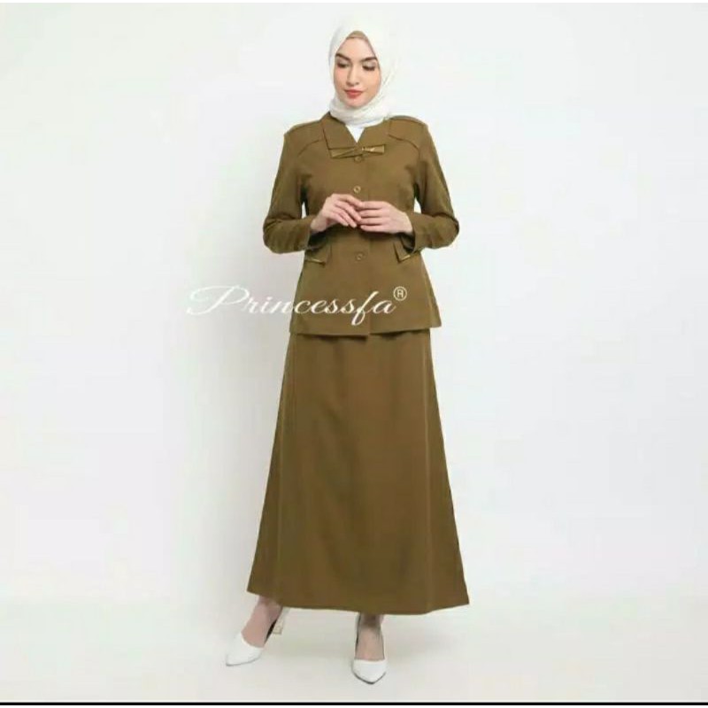 seragam Pemda tua / Pemda khaki / blazer PNS / seragam pns pakai pangkat