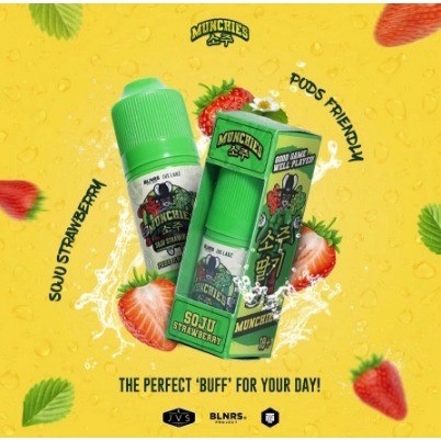 MUNCHIES STRAWBERRY PODS FRIENDLY 30ML MUNCHIES V2 by ARIEF MUHAMMAD X JVS