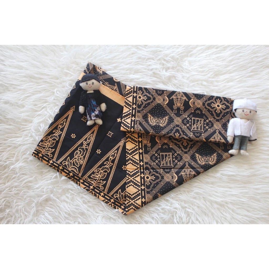 Kain Batik Baduy-Motif Angklung Warna-Pink Hitam, Hijau Hitam, Gold Hitam, dan Hitam Putih-Katun