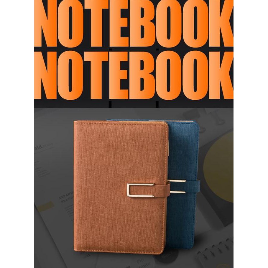 

note agenda bahan kulit leader, buku memo kerja, note book AGENDA