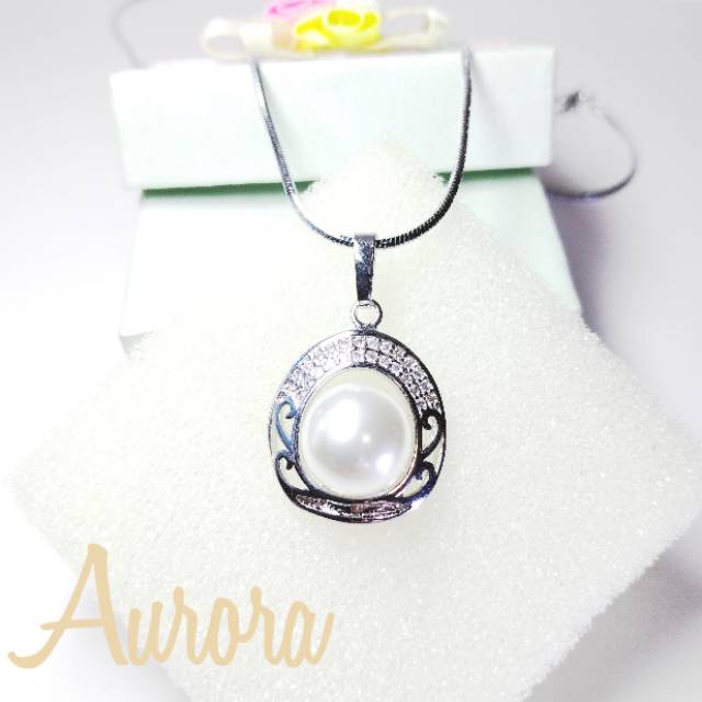 COD Aurora kalung Liontin mutiara