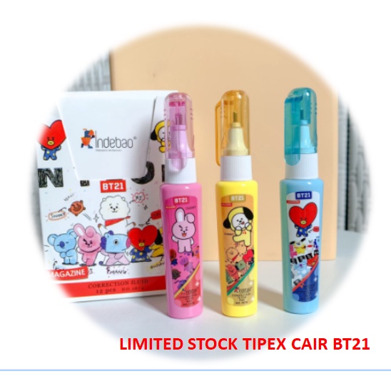 TIPE X BT21 CAIR / PENGHAPUS TIPEX BT21 / CORRECTION TAPE CAIR BT21 BTS