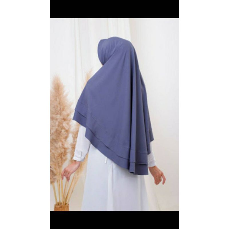Haifa Khimar by Azmeela hijab instant simple syar'i Zara crepe pad-4