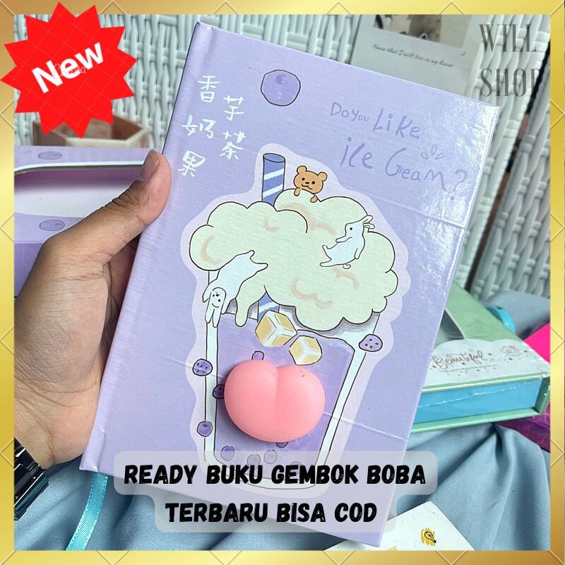 

BUKU DIARY HARIAN GEMBOK DENGAN KODE RAHASIA GAMBAR MINUMAN ICE CREAM BOBA WARNA WARNI LUCU UNIK ALAT TULIS READY COD