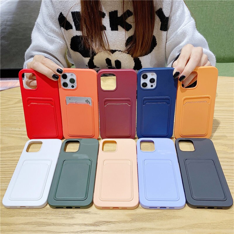 Case Pelindung Warna Permen Tahan Banting Untuk Iphone 12 Pro Max 11 12 Mini Xr Xs Max X 7 8 Plus 11 Pro