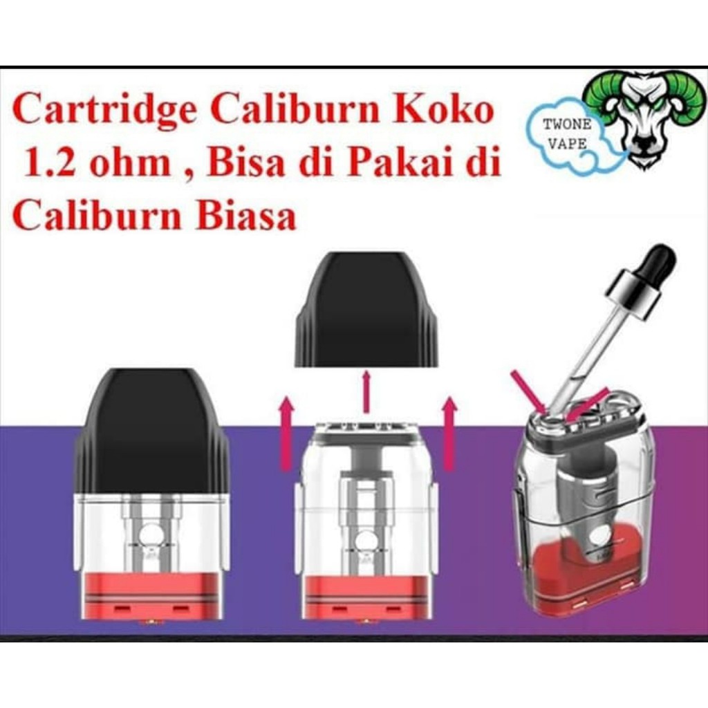 Cartridge Caliburn Koko | Catridge Caliburn Koko | Replacement Caliburn Koko Authentic 100%