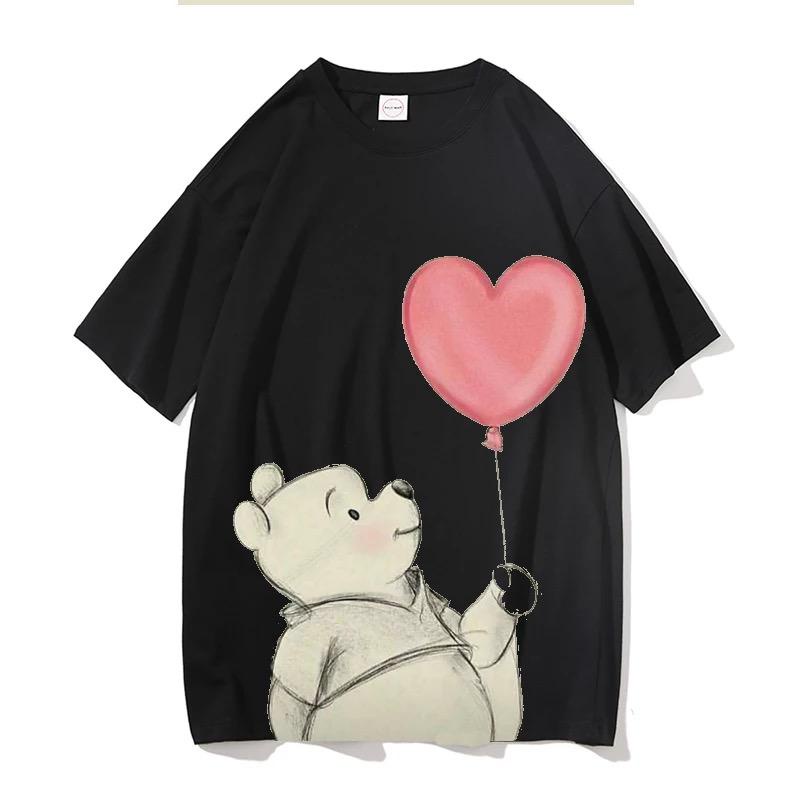 VS GG - ASLI JUMBO baju atasan KAOS JUMBO - big size POOH LOVE - konveksimurah