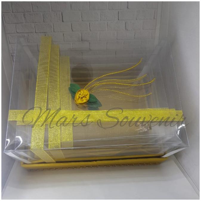 

❤BISA COD❤【BISA COD】 Box / Kotak Hantaran Seserahan Garis Gold DIJAMIN