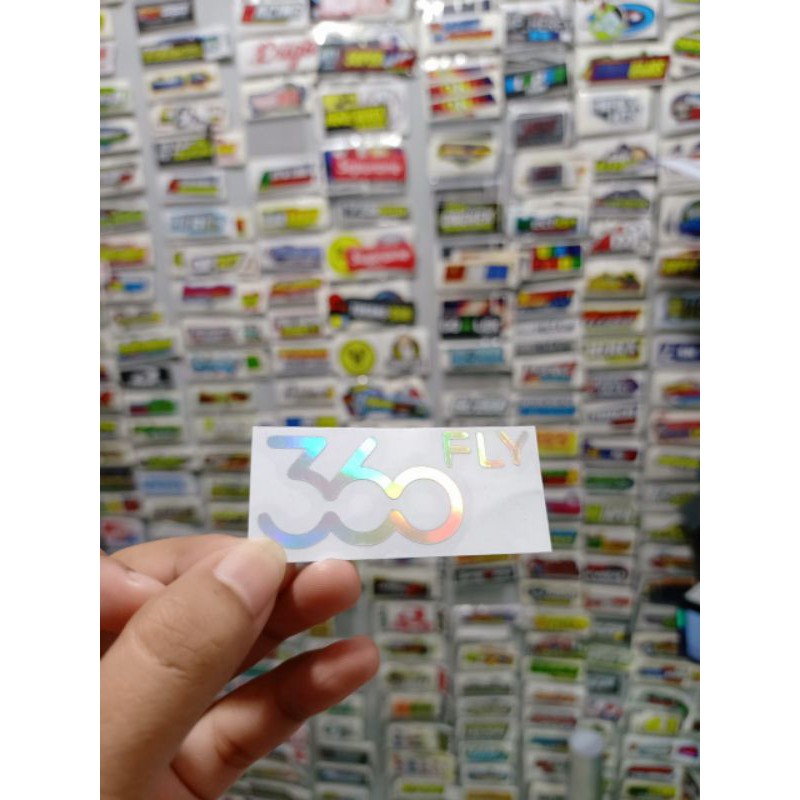 sticker cutting 360 FLY HOLOGRAM