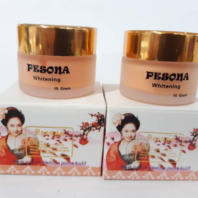 pesona cream whitening ( 12 free 1 )