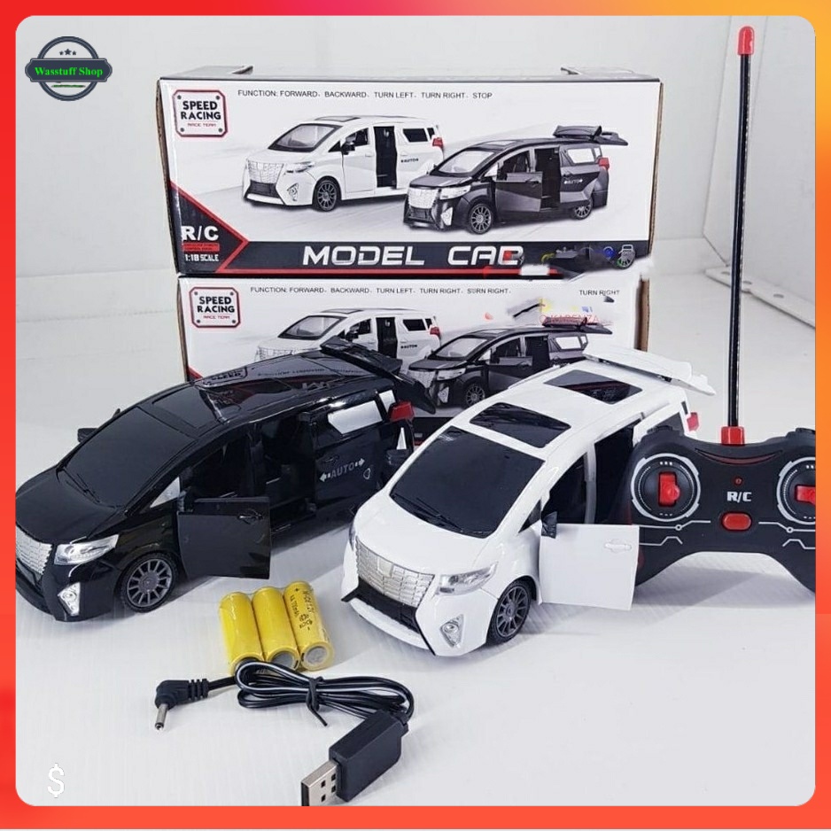 MAINAN ANAK MOBIL REMOT ALPARD BATEREI CAS