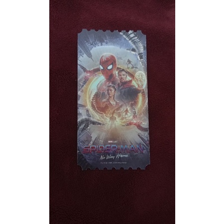 [BOOKED] Spiderman No Way Home NWH Collectible Ticket Megabox Korea