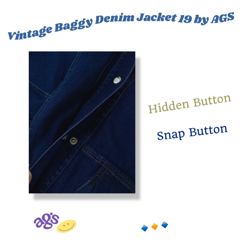 Vintage Baggy Denim Jacket 19 by AGS