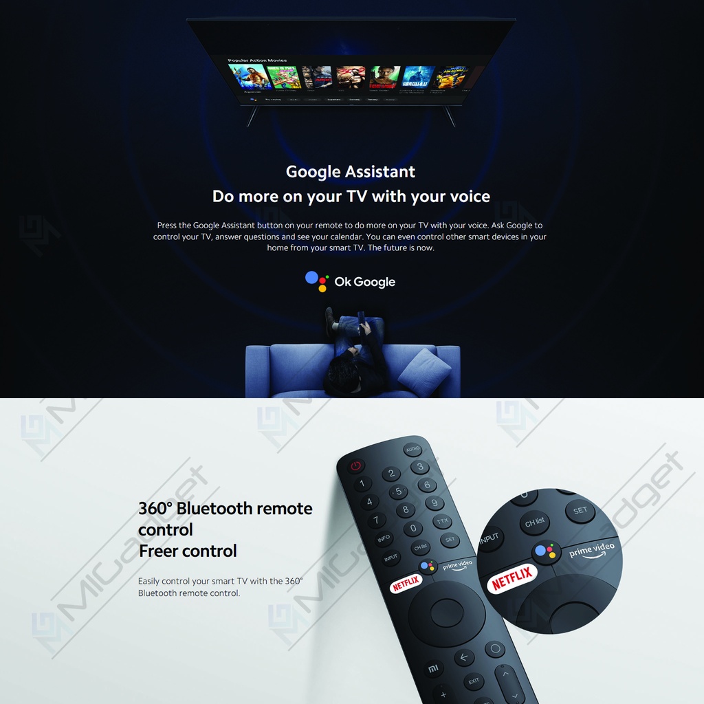 Xiaomi Mi LED TV A2 32 Inch Digital Smart Android TV Garansi Resmi