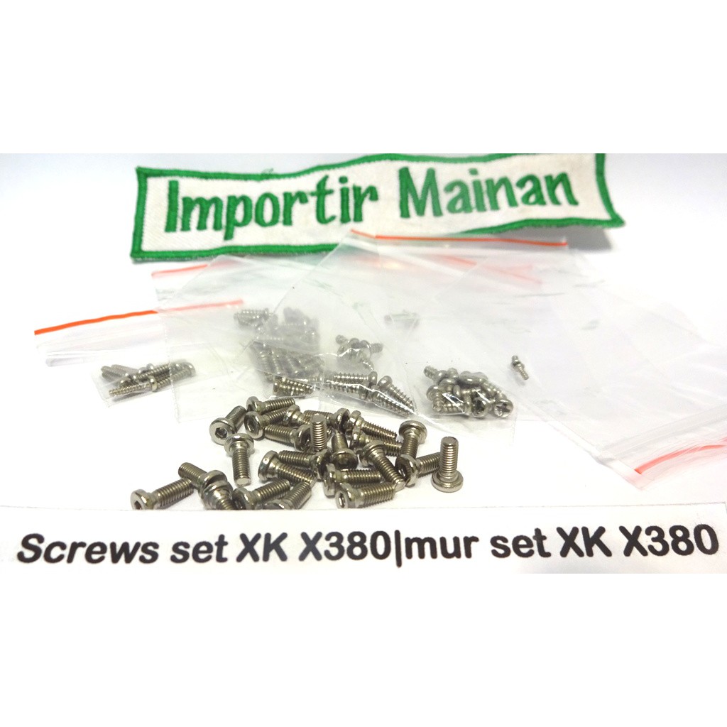 PROMO SCREWS SET XK X380 DETECT|MUR SET XK X380|SPARE PART MUR XK X380