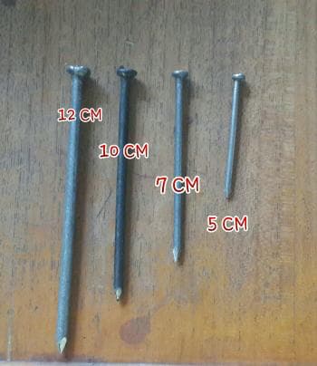 Paku Kayu Seri 5 7 10 CM / Paku Kayu 2" 3" 4" inch Per Kilogram