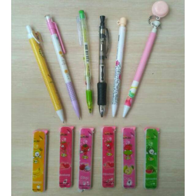 

Pencil Karakter unik Set Isi / Bricksn Pencil Karakter Lucu murah