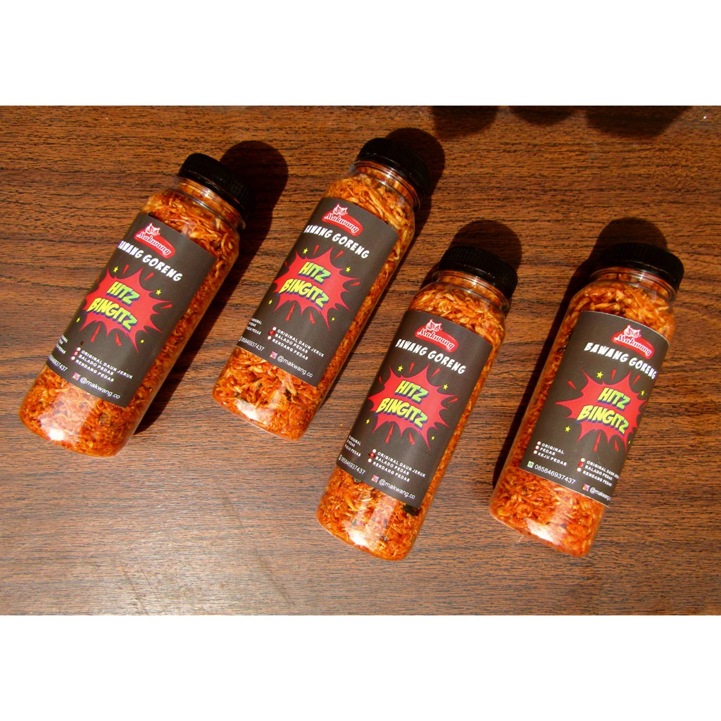 

MAKWANG BAWANG GORENG ANEKA VARIAN RASA PEDAS 100 GRAM BAWANG SUMENEP CEMILAN TABURAN MAKANAN
