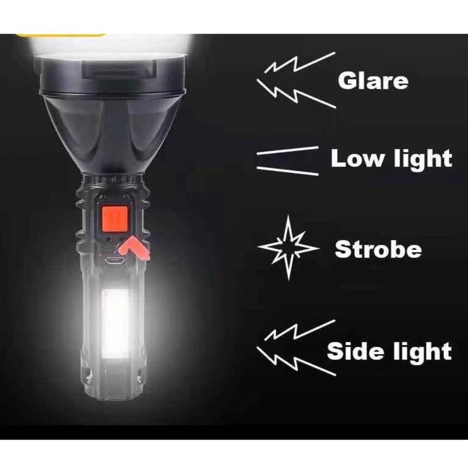 Senter COB LED Light TY-823 USB Charge Flashlight Waterproof