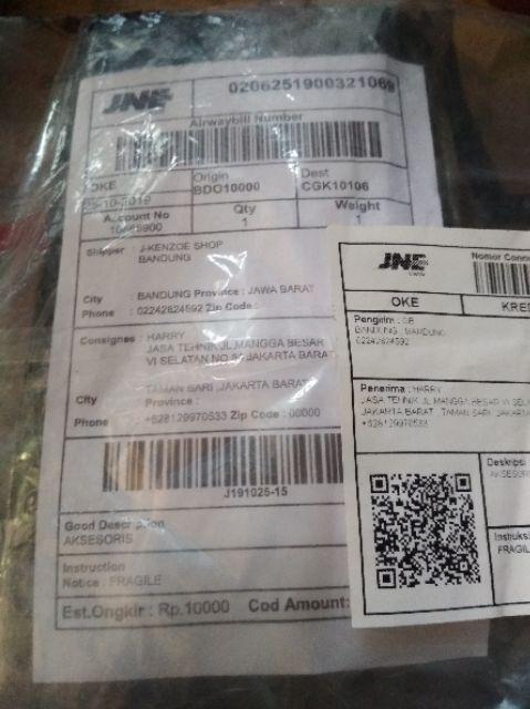Gesper Kunci Selot Plastik Hitam (2 - 2,5 - 3 - 4 Cm) 12 Pcs